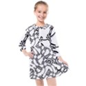 Unfinished Business Kids  Quarter Sleeve Shirt Dress View1