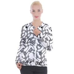 Unfinished Business Casual Zip Up Jacket