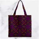 Triangle Pattern Kaleidoscope Color Zipper Grocery Tote Bag View2