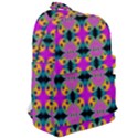Seamless Wallpaper Pattern Ornament Pink Yellow Classic Backpack View2