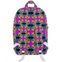 Seamless Wallpaper Pattern Ornament Pink Yellow Classic Backpack View3