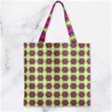 Seamless Geometric Blur Lines Zipper Grocery Tote Bag View1
