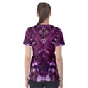 Pink fractal lace Women s Sport Mesh Tee View2