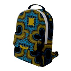 Seamless Pattern Ornament Wallpaper Flap Pocket Backpack (large)