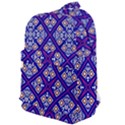 Symmetry Digital Art Pattern Blue Classic Backpack View1