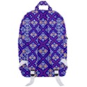 Symmetry Digital Art Pattern Blue Classic Backpack View3