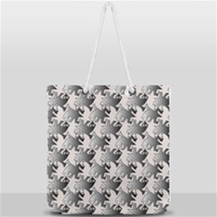 Seamless Tessellation Background Full Print Rope Handle Tote (large)