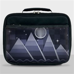 Background Stylized Scenery Lunch Bag