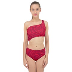 Roses Red Love Spliced Up Two Piece Swimsuit by HermanTelo