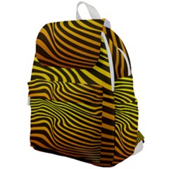 Wave Line Curve Abstract Top Flap Backpack by HermanTelo