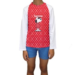 Snoop L Copy Kids  Long Sleeve Swimwear