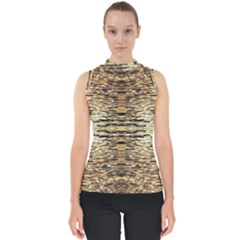 Ml-c-4-9 Mock Neck Shell Top