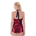 Cells All Over  Boyleg Halter Swimsuit  View2