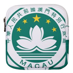 Emblem Of Macao Mini Square Pouch by abbeyz71