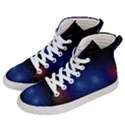 Black Portable Speaker Women s Hi-Top Skate Sneakers View2