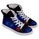 Black Portable Speaker Women s Hi-Top Skate Sneakers View3