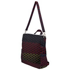 Germany Flag Hexagon Crossbody Backpack