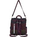 Germany Flag Hexagon Crossbody Backpack View3