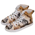 Awesome Skeleton With Skulls Women s Hi-Top Skate Sneakers View2