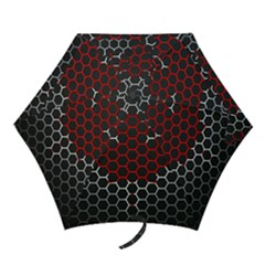 Canada Flag Hexagon Mini Folding Umbrellas by HermanTelo