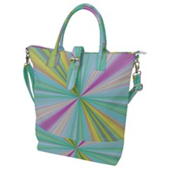 Background Burst Abstract Color Buckle Top Tote Bag by HermanTelo