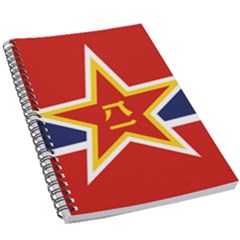 Flag Of The People s Liberation Army Navy, 1950 s 5 5  X 8 5  Notebook by abbeyz71