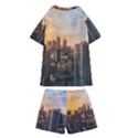 View Of High Rise Buildings During Day Time Kids  Swim Tee and Shorts Set View2