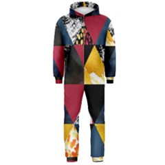 Triangles Hooded Jumpsuit (men) 