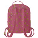 Peeled Banana On Pink Flap Pocket Backpack (Large) View3