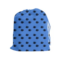 Blue Eyes Drawstring Pouch (xl)