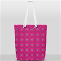 Pink Pattern Squares Full Print Rope Handle Tote (Small) View2