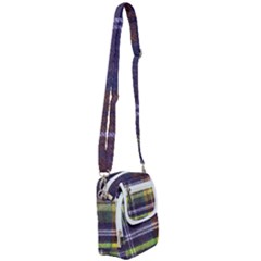 Yellow Plaid Flannel Shoulder Strap Belt Bag by snowwhitegirl