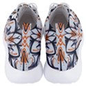 White Black And Orange Illustration Men s Lightweight High Top Sneakers View4