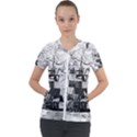 Broken Tree Generative Art Justifyyourlove Short Sleeve Zip Up Jacket View1