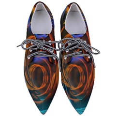 Research Mechanica Pointed Oxford Shoes