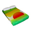 Seaside Sunrise Colorful Ocean Sea Fitted Sheet (Full/ Double Size) View2