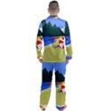 Beach Summer Sea Ocean Water Sand Men s Satin Pajamas Long Pants Set View2