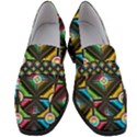 Seamless Pattern Background Abstract Women s Chunky Heel Loafers View1