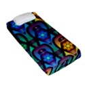 Pattern Background Bright Blue Fitted Sheet (Single Size) View2