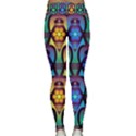 Pattern Background Bright Blue Classic Yoga Leggings View2