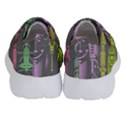 Background Non Seamless Pattern Kids  Velcro No Lace Shoes View4