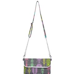 Background Non Seamless Pattern Mini Crossbody Handbag