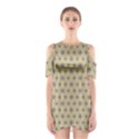 Star Basket Pattern Basket Pattern Shoulder Cutout One Piece Dress View1