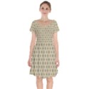 Star Basket Pattern Basket Pattern Short Sleeve Bardot Dress View1