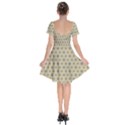 Star Basket Pattern Basket Pattern Short Sleeve Bardot Dress View2