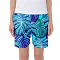 Leaves Tropical Palma Jungle Women s Basketball Shorts View1