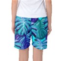 Leaves Tropical Palma Jungle Women s Basketball Shorts View2
