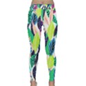 Leaves Drawing Pattern Nature Classic Yoga Leggings View1