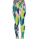 Leaves Drawing Pattern Nature Classic Yoga Leggings View2