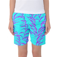 Branches Leaves Colors Summer Women s Basketball Shorts